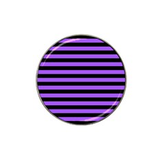 Purple Stripes Golf Ball Marker 4 Pack (for Hat Clip)