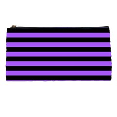 Purple Stripes Pencil Case