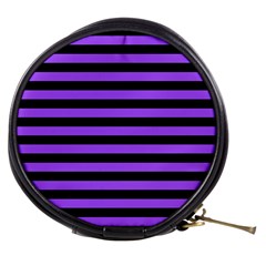 Purple Stripes Mini Makeup Case