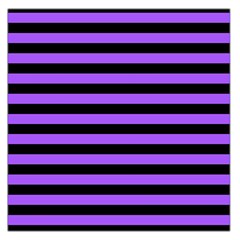 Purple Stripes Large Satin Scarf (square)