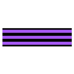 Purple Stripes Satin Scarf (oblong)