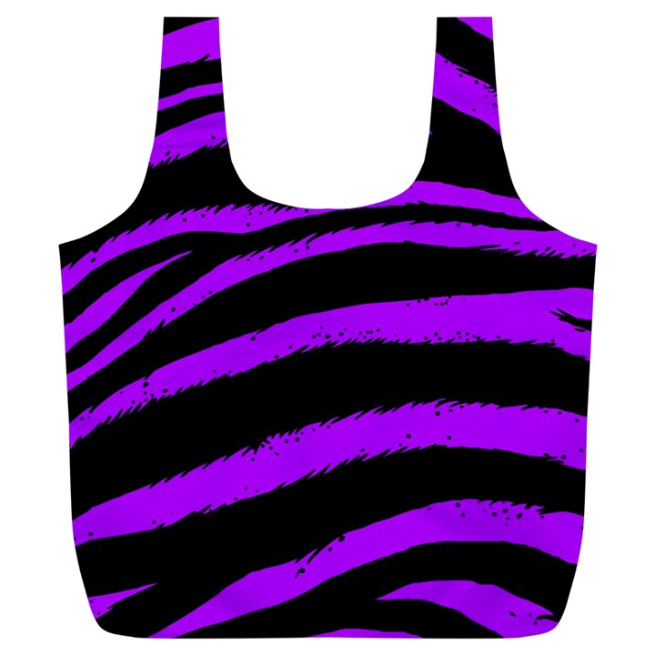 Purple Zebra Reusable Bag (XL)