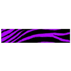 Purple Zebra Flano Scarf (small) by ArtistRoseanneJones