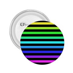 Rainbow Stripes 2 25  Button by ArtistRoseanneJones