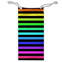 Rainbow Stripes Jewelry Bag