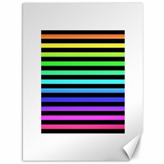 Rainbow Stripes Canvas 36  X 48  (unframed) by ArtistRoseanneJones