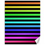 Rainbow Stripes Canvas 11  x 14  (Unframed) 10.95 x13.48  Canvas - 1