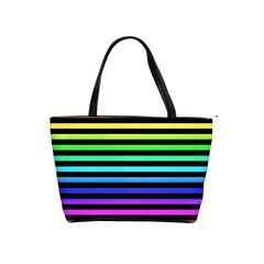 Rainbow Stripes Large Shoulder Bag