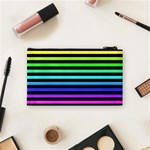 Rainbow Stripes Cosmetic Bag (Small) Back