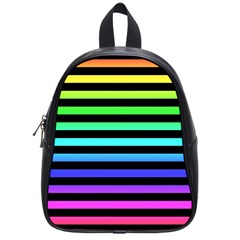 Rainbow Stripes School Bag (small)