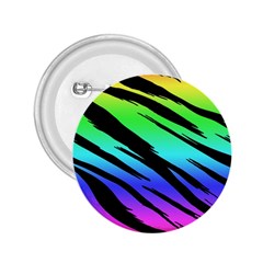 Rainbow Tiger 2 25  Button by ArtistRoseanneJones