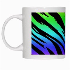 Rainbow Tiger White Coffee Mug