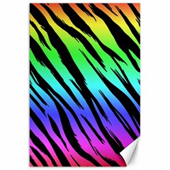 Rainbow Tiger Canvas 20  X 30  (unframed) by ArtistRoseanneJones