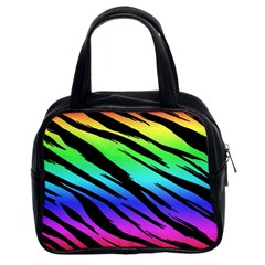 Rainbow Tiger Classic Handbag (two Sides) by ArtistRoseanneJones