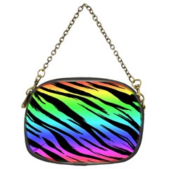 Rainbow Tiger Chain Purse (two Sided) 