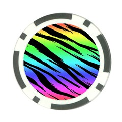 Rainbow Tiger Poker Chip (10 Pack)