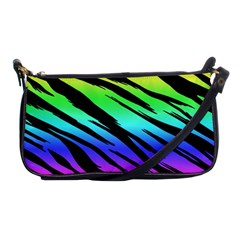 Rainbow Tiger Evening Bag by ArtistRoseanneJones