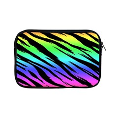 Rainbow Tiger Apple Ipad Mini Zippered Sleeve by ArtistRoseanneJones