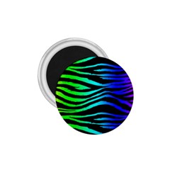 Rainbow Zebra 1 75  Button Magnet