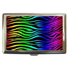 Rainbow Zebra Cigarette Money Case