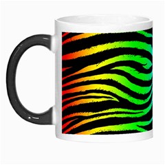 Rainbow Zebra Morph Mug by ArtistRoseanneJones