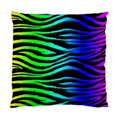 Rainbow Zebra Cushion Case (two Sided) 