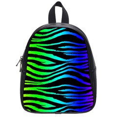 Rainbow Zebra School Bag (small)