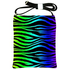 Rainbow Zebra Shoulder Sling Bag