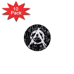 Anarchy 1  Mini Button Magnet (10 Pack)