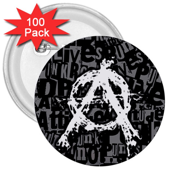 Anarchy 3  Button (100 pack)