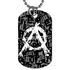 Anarchy Dog Tag (one Sided)