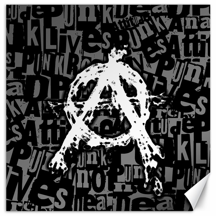 Anarchy Canvas 12  x 12  (Unframed)