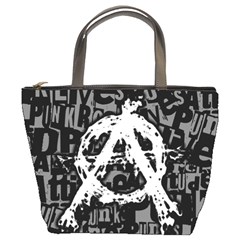 Anarchy Bucket Handbag by ArtistRoseanneJones