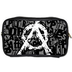 Anarchy Travel Toiletry Bag (one Side) by ArtistRoseanneJones