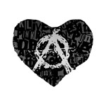 Anarchy Standard 16  Premium Heart Shape Cushion  Front