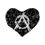 Anarchy Standard 16  Premium Heart Shape Cushion  Back