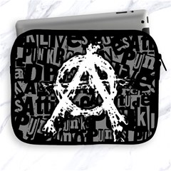 Anarchy Apple Ipad Zippered Sleeve by ArtistRoseanneJones