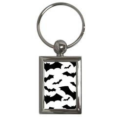 Deathrock Bats Key Chain (rectangle) by ArtistRoseanneJones