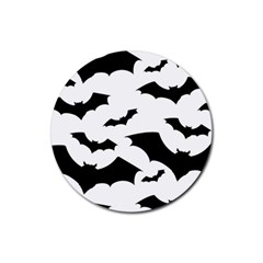 Deathrock Bats Drink Coasters 4 Pack (round) by ArtistRoseanneJones