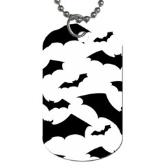 Deathrock Bats Dog Tag (one Sided) by ArtistRoseanneJones