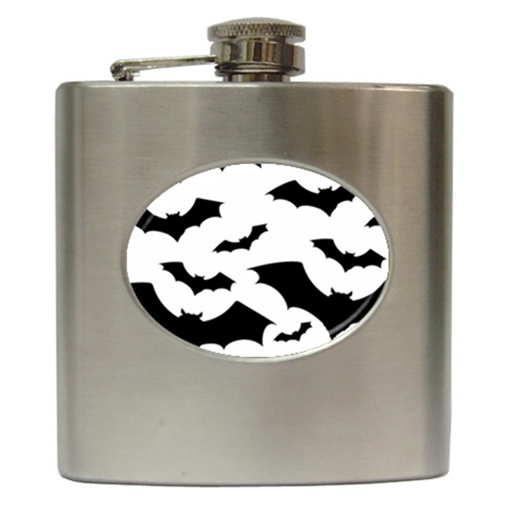 Deathrock Bats Hip Flask