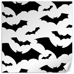 Deathrock Bats Canvas 16  X 16  (unframed) by ArtistRoseanneJones