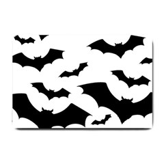 Deathrock Bats Small Door Mat by ArtistRoseanneJones