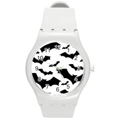 Deathrock Bats Plastic Sport Watch (medium) by ArtistRoseanneJones