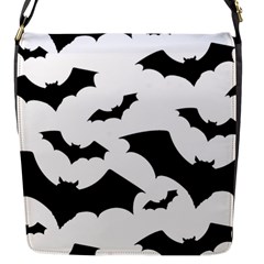 Deathrock Bats Flap Closure Messenger Bag (small)