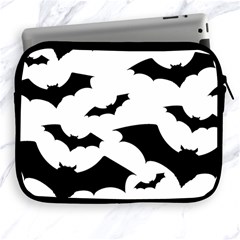 Deathrock Bats Apple Ipad Zippered Sleeve by ArtistRoseanneJones