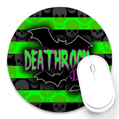 Deathrock Diva 8  Mouse Pad (round)