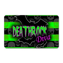 Deathrock Diva Magnet (rectangular)