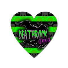 Deathrock Diva Magnet (heart)