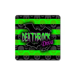 Deathrock Diva Magnet (square)